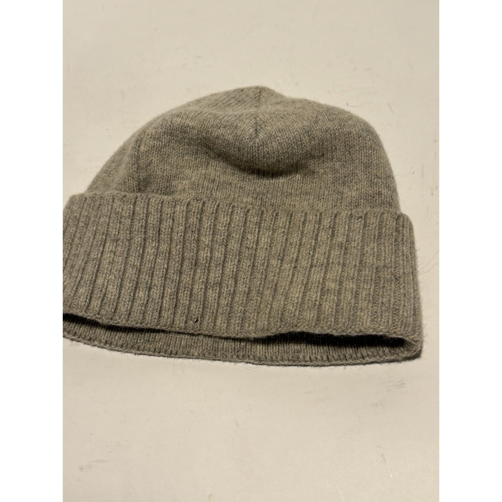 Patagonia Brodeo Cuffed Beanie Cap P-6 Logo Drifter Grey Wool Blend - Picture 2 of 3